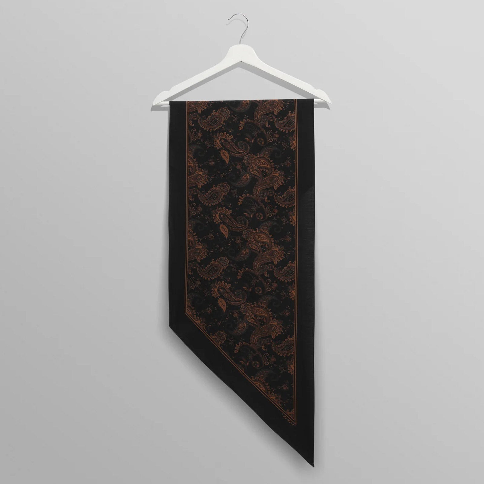 Vallance - Paisley Neck Scarf black/brown Wax London