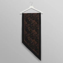 Vallance - Paisley Neck Scarf black/brown Wax London