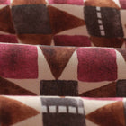 Sloane - Burgundy Painted Geometric Neck Scarf burgundy/multi Wax London