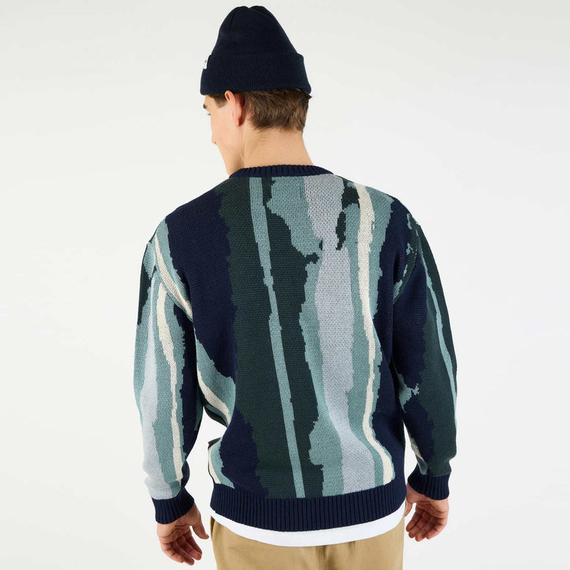 WeJohnson Jumper navy blue-dark green 261.506-486 Wemoto