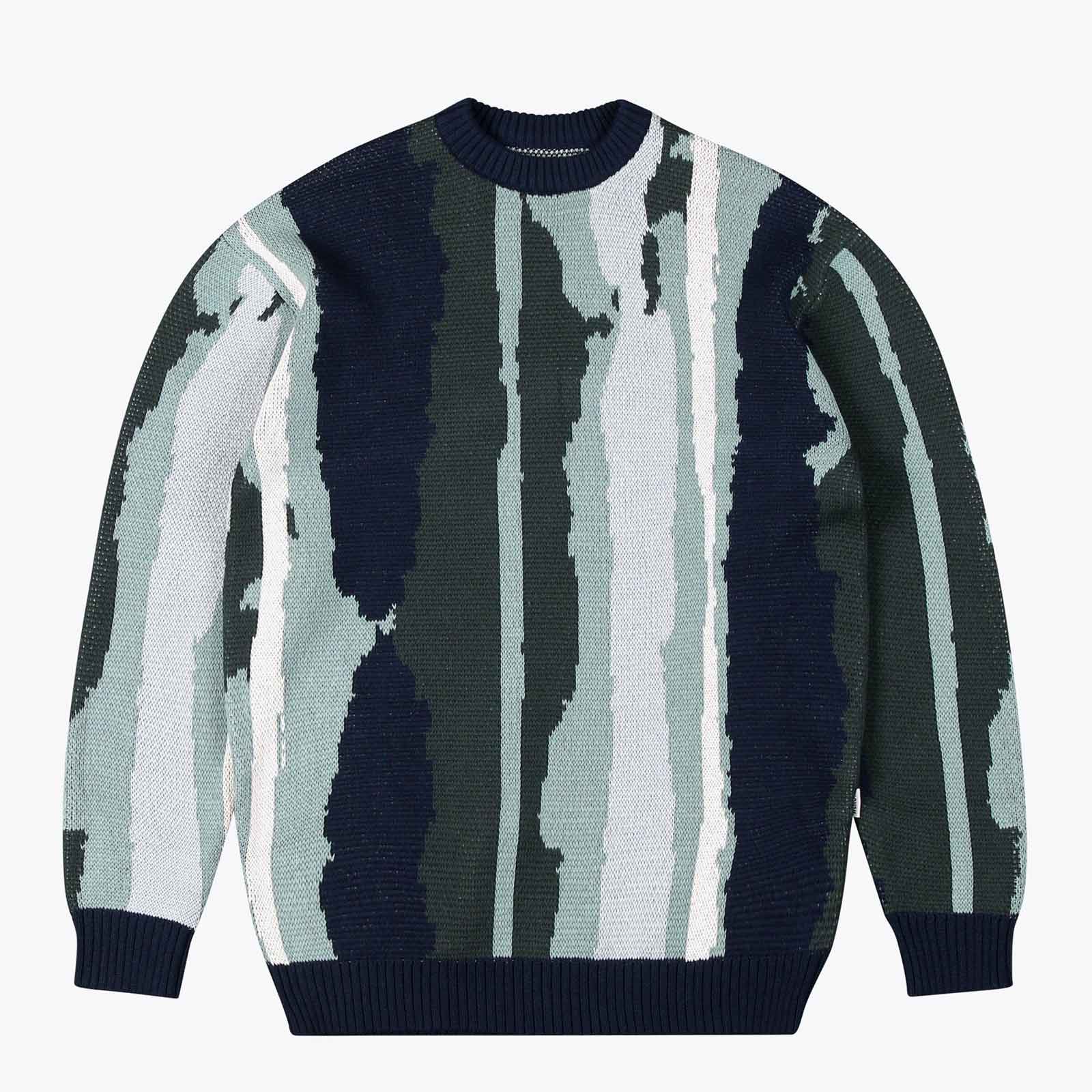 WeJohnson Jumper navy blue-dark green 261.506-486 Wemoto