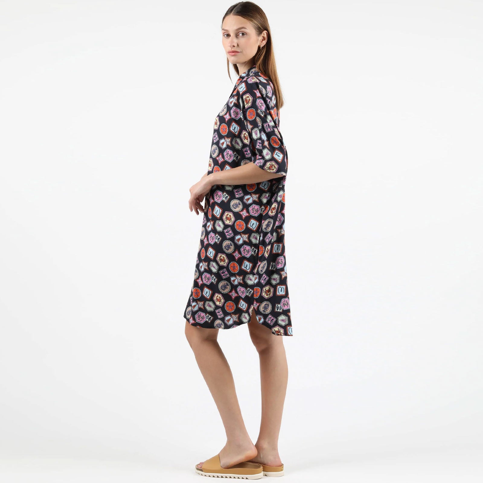 WeAvril Midi Dress multicolor