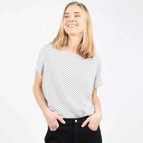 Hella Short Sleeve Shirt 222.204-201 off white