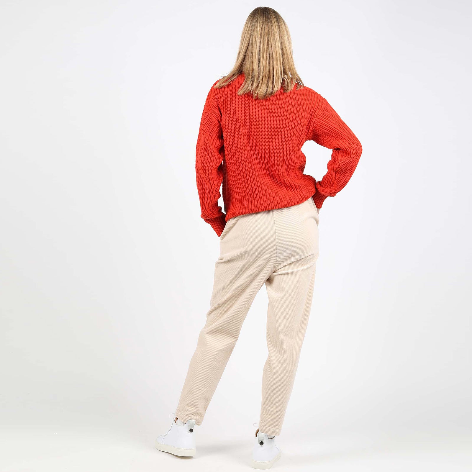 Marta Turtle Neck Pullover burnt henna