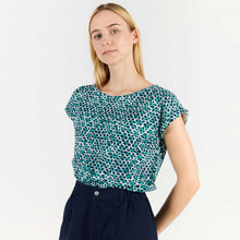 WeAmbre Top navy blue-atlantic green Wemoto