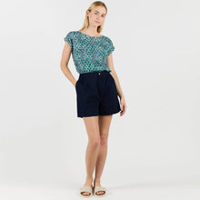 WeAmbre Top navy blue-atlantic green Wemoto