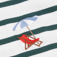 WeBeach Tee glazed green-white Wemoto