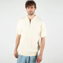 WeBo Knit Polo Shirt ecru Wemoto