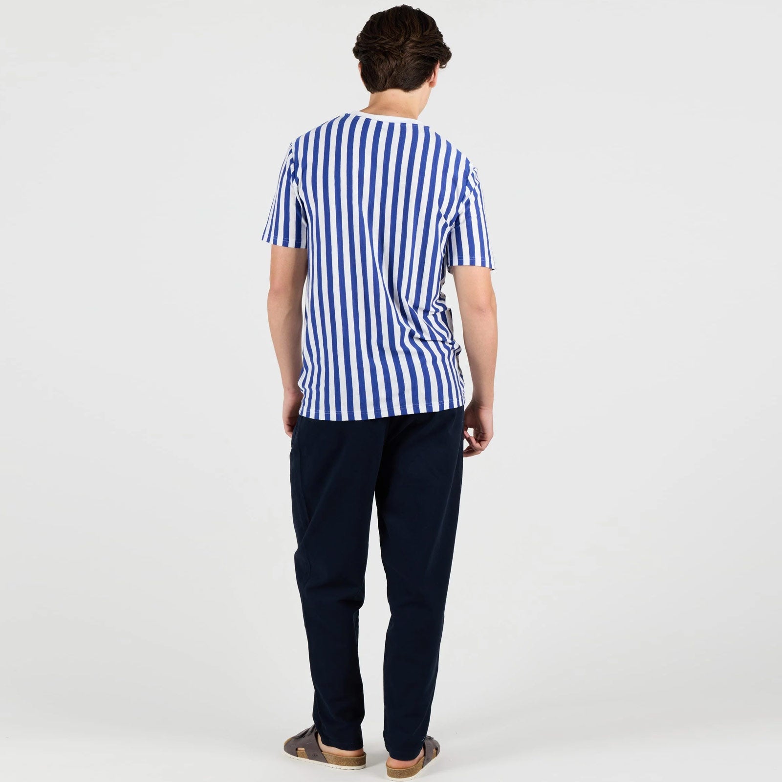 WeBudget Tee white-royal blue Wemoto