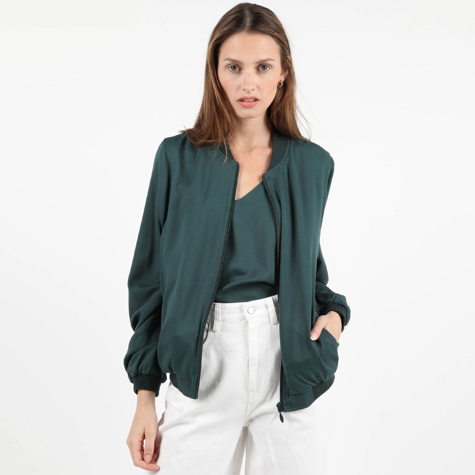 WeDarlene Blouson dark green