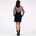 WeElla Cord Skirt navy blue