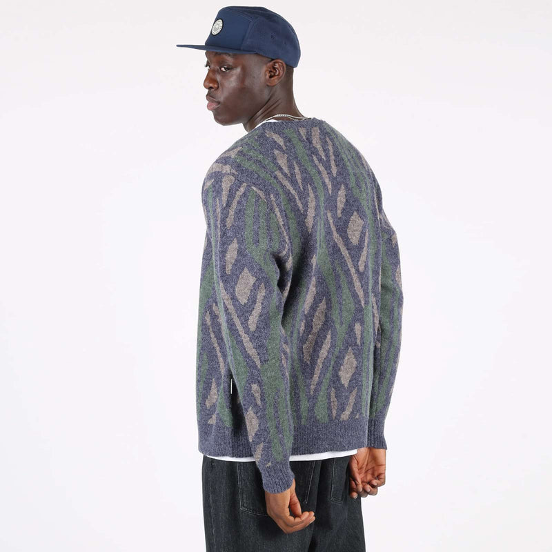 WeErvin Cardigan navy blue/dark green