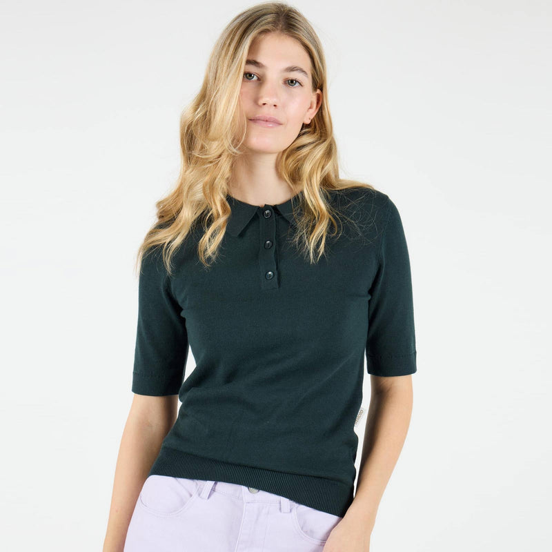 WeFeli Short Sleeve Jumper dark green Wemoto