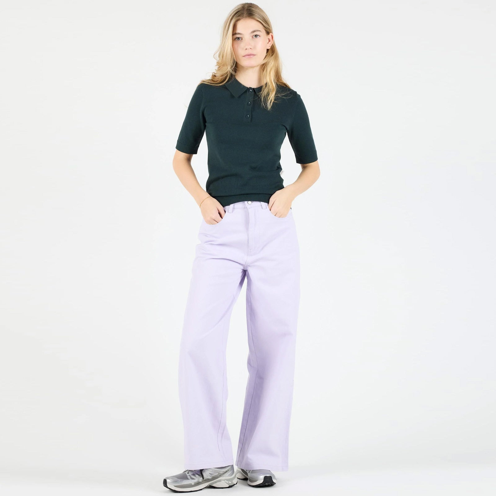 WeFeli Short Sleeve Jumper dark green Wemoto