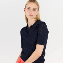 WeFeli Short Sleeve Jumper navy blue