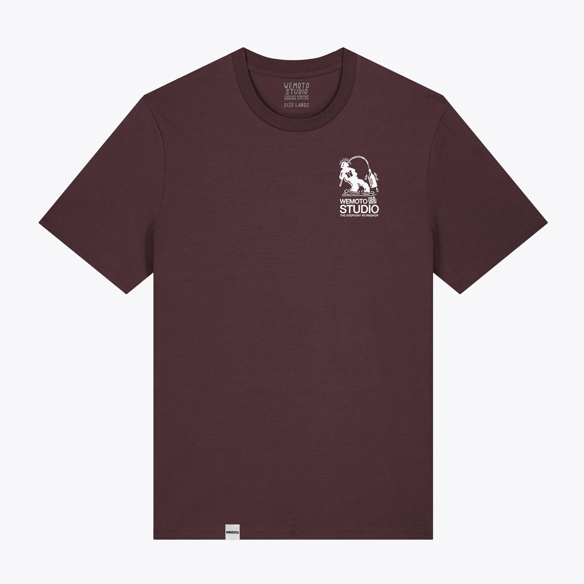WeFishing Tee red-brown