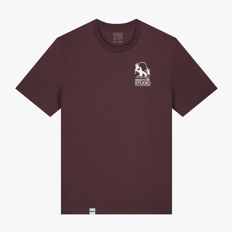 WeFishing Tee red-brown