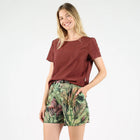 WeHella Short Sleeve Shirt bran Wemoto