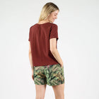 WeHella Short Sleeve Shirt bran Wemoto