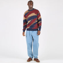 WeJohnson Jumper navy blue/burgundy