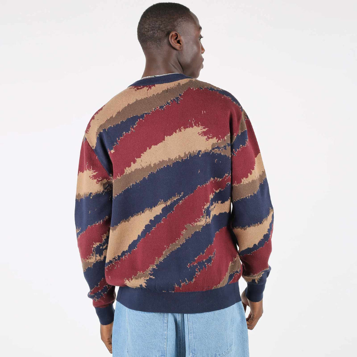 WeJohnson Jumper navy blue/burgundy