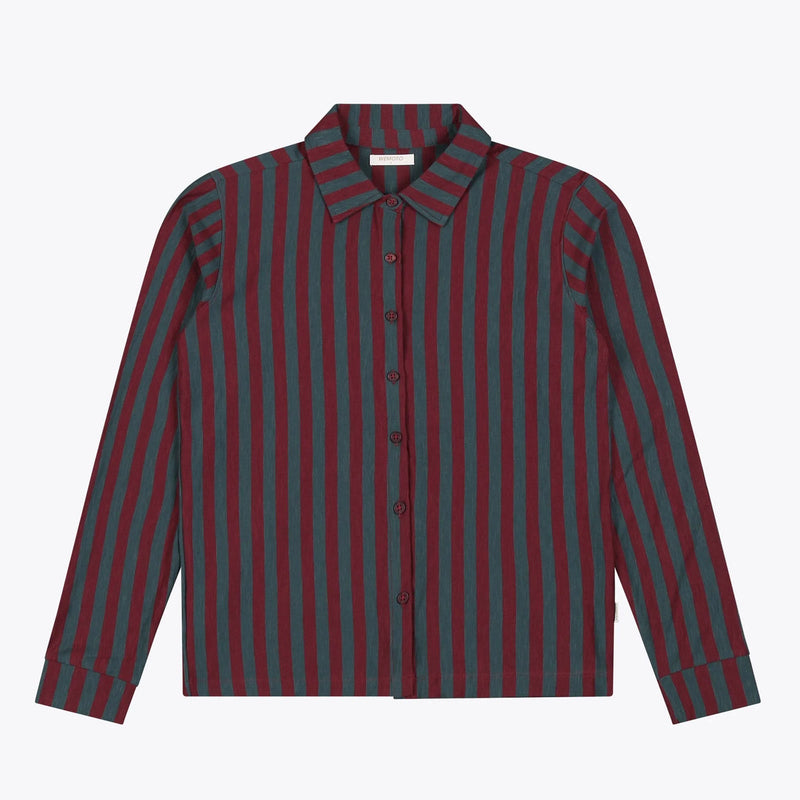 WeKay Shirt green-burgundy Wemoto
