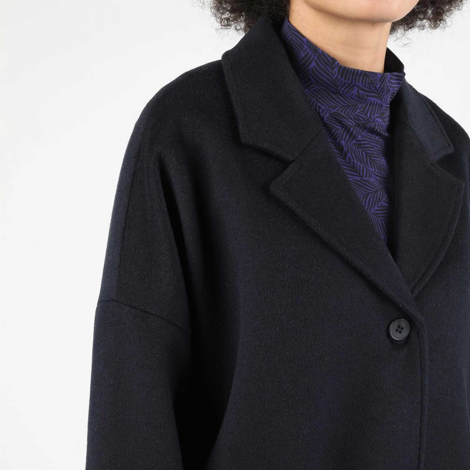 WeLeanne Coat navy blue