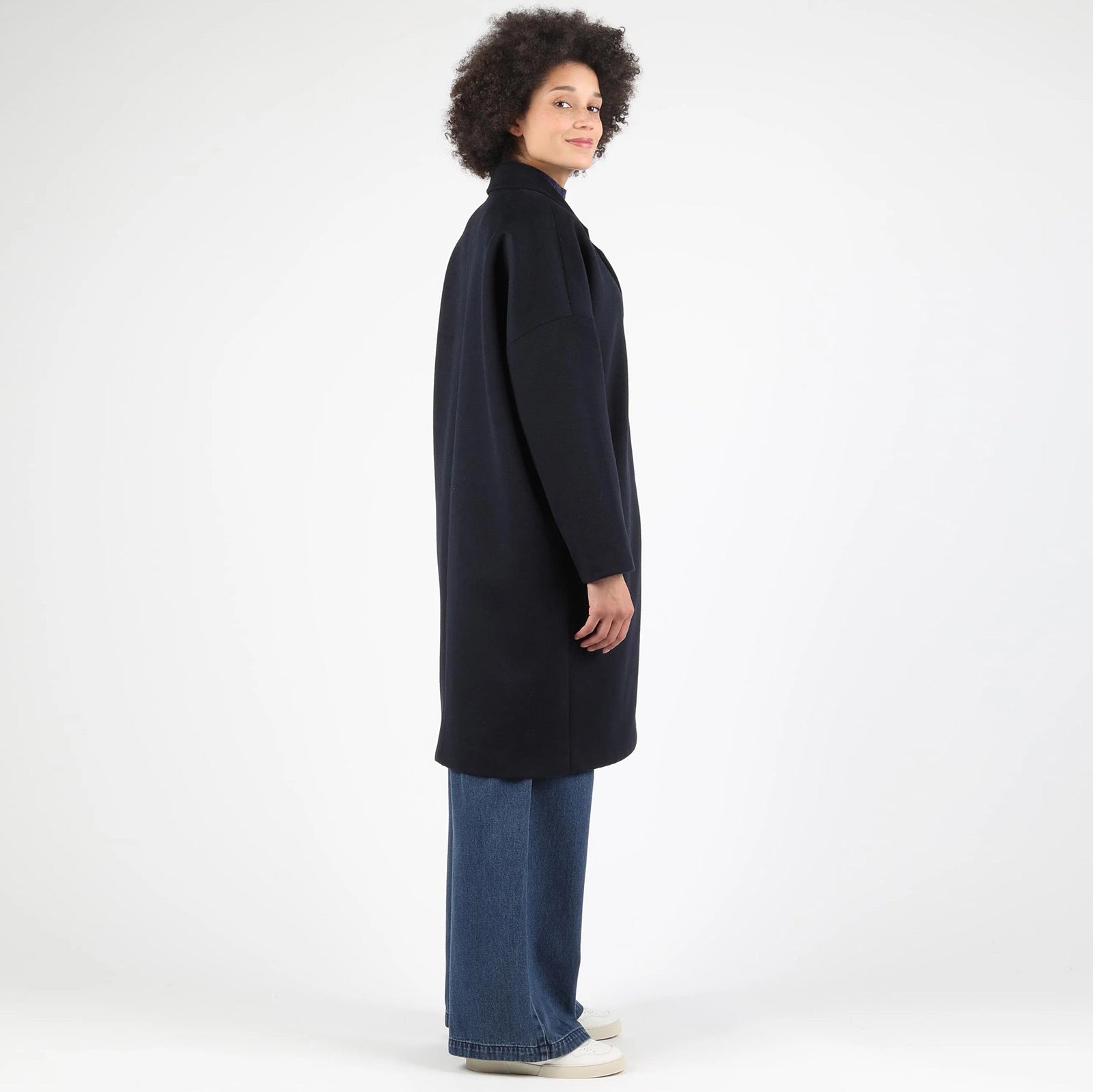 WeLeanne Coat navy blue