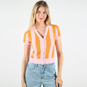 WeMila Short Sleeve Cardigan peach-pink Wemoto