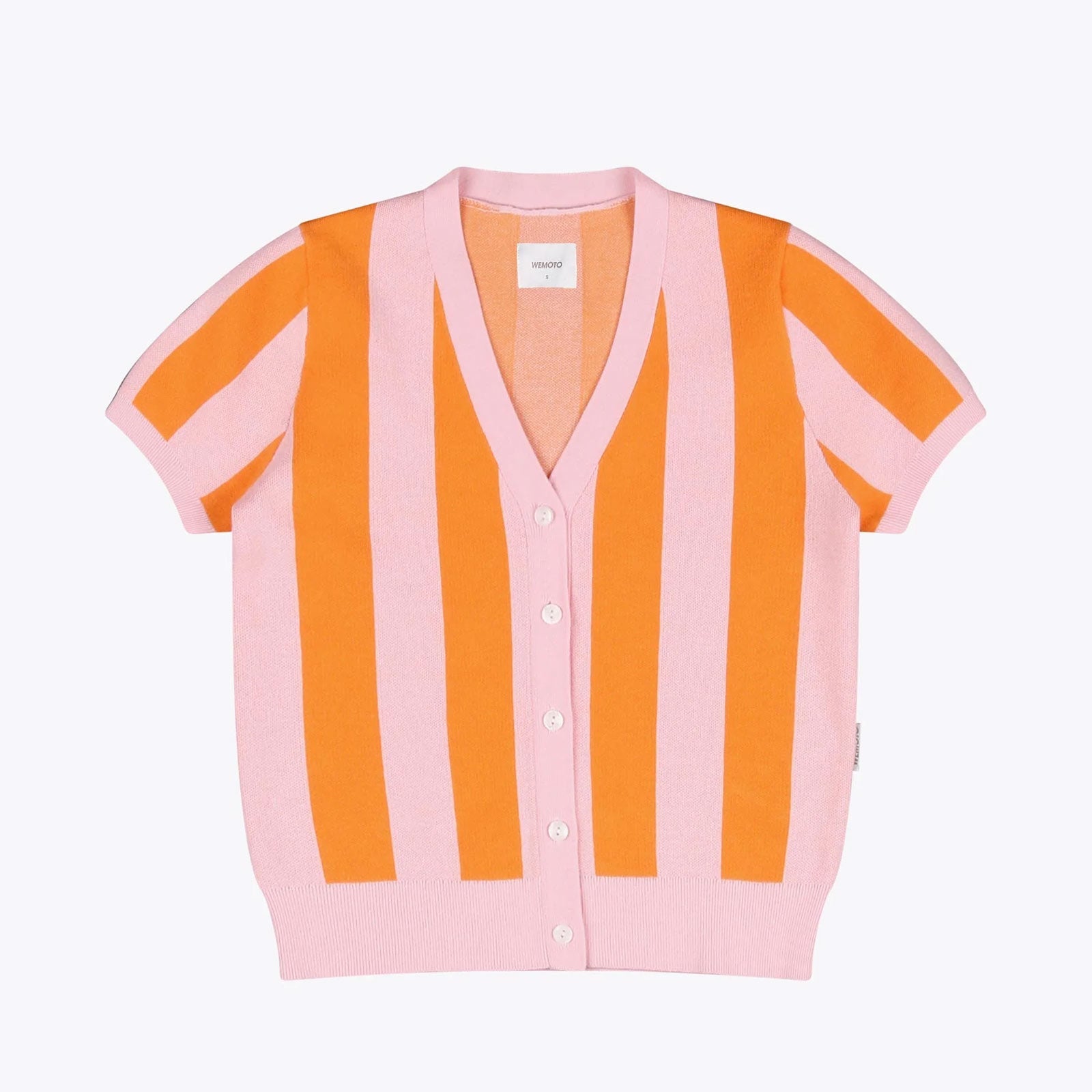 WeMila Short Sleeve Cardigan peach-pink Wemoto