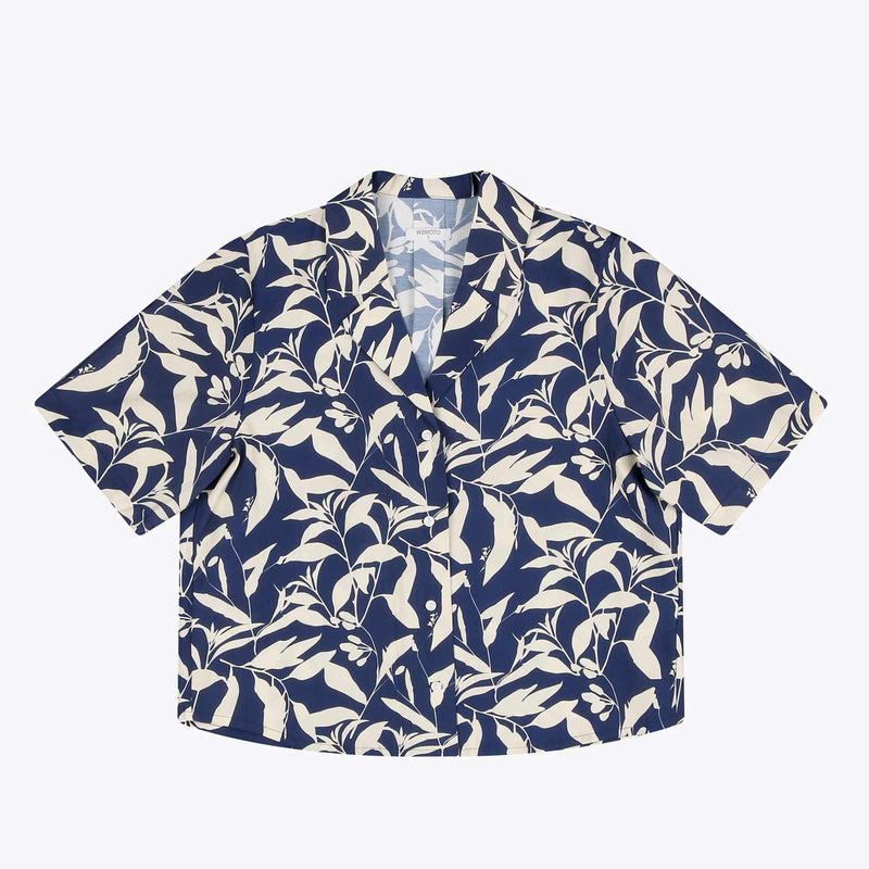 WeMinou Shirt navy blue/beige Wemoto