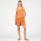 WeOdile Linen Shorts terracotta 272.702-516 Wemoto