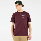 WePasta Club Tee red brown 264.120-870 Wemoto