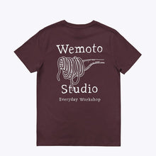 WePasta Club Tee red brown 264.120-870 Wemoto