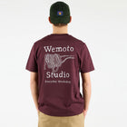 WePasta Club Tee red brown 264.120-870 Wemoto