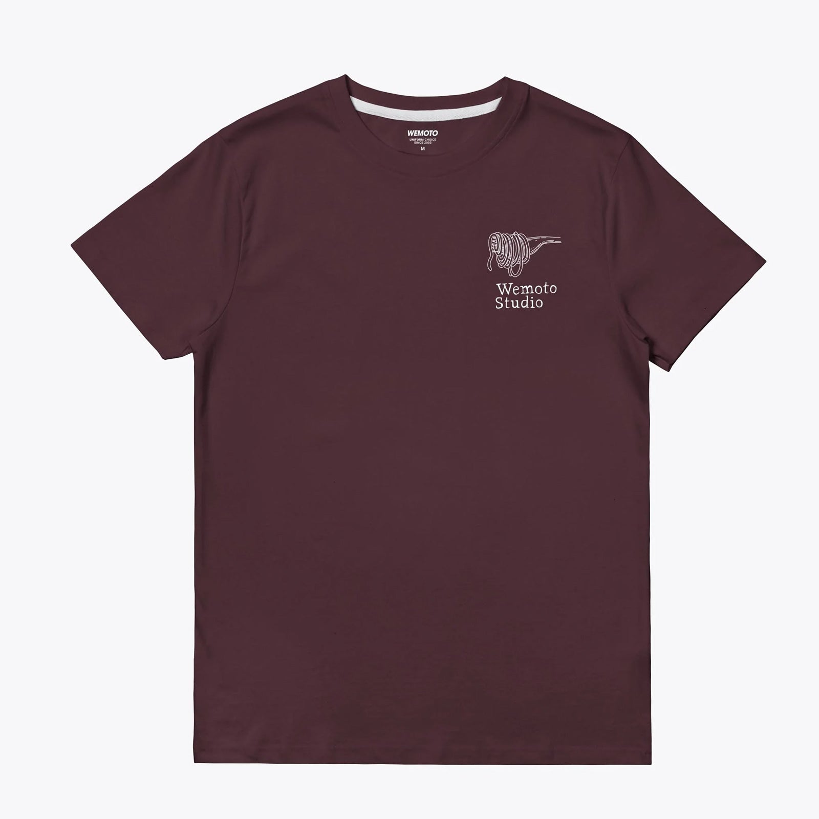WePasta Club Tee red brown 264.120-870 Wemoto