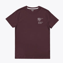 WePasta Club Tee red brown 264.120-870 Wemoto