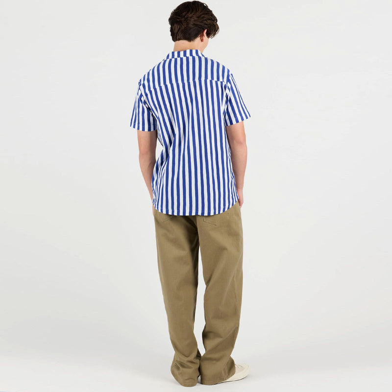 WePeer Short Sleeve Shirt royal blue Wemoto