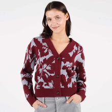 WeRuth Cardigan bordeaux/blue
