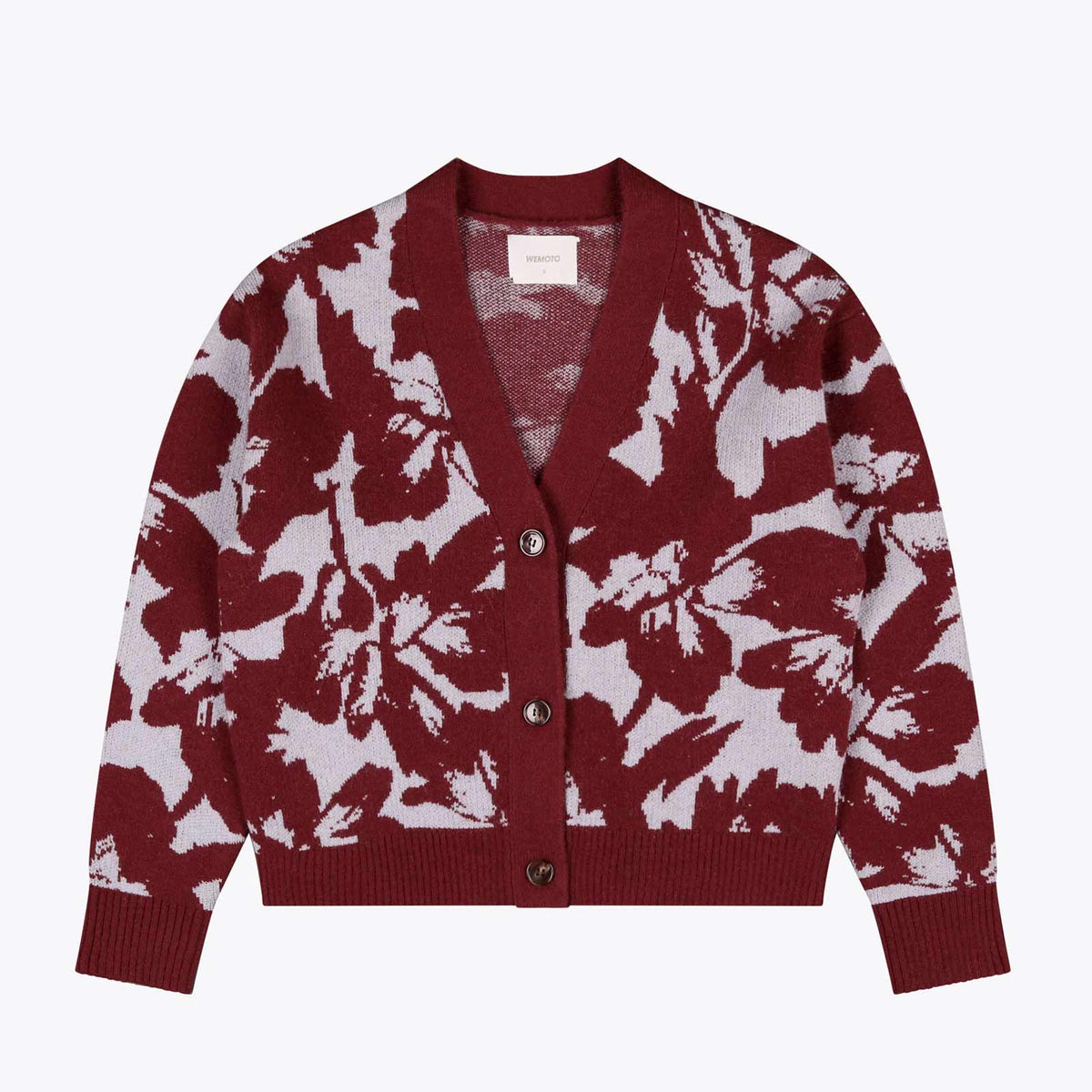 WeRuth Cardigan bordeaux/blue