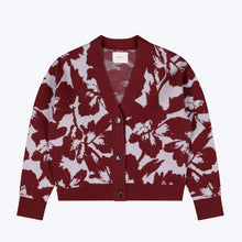 WeRuth Cardigan bordeaux/blue