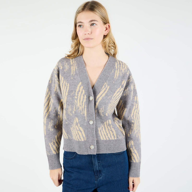 WeRuth Cardigan grey-beige Wemoto