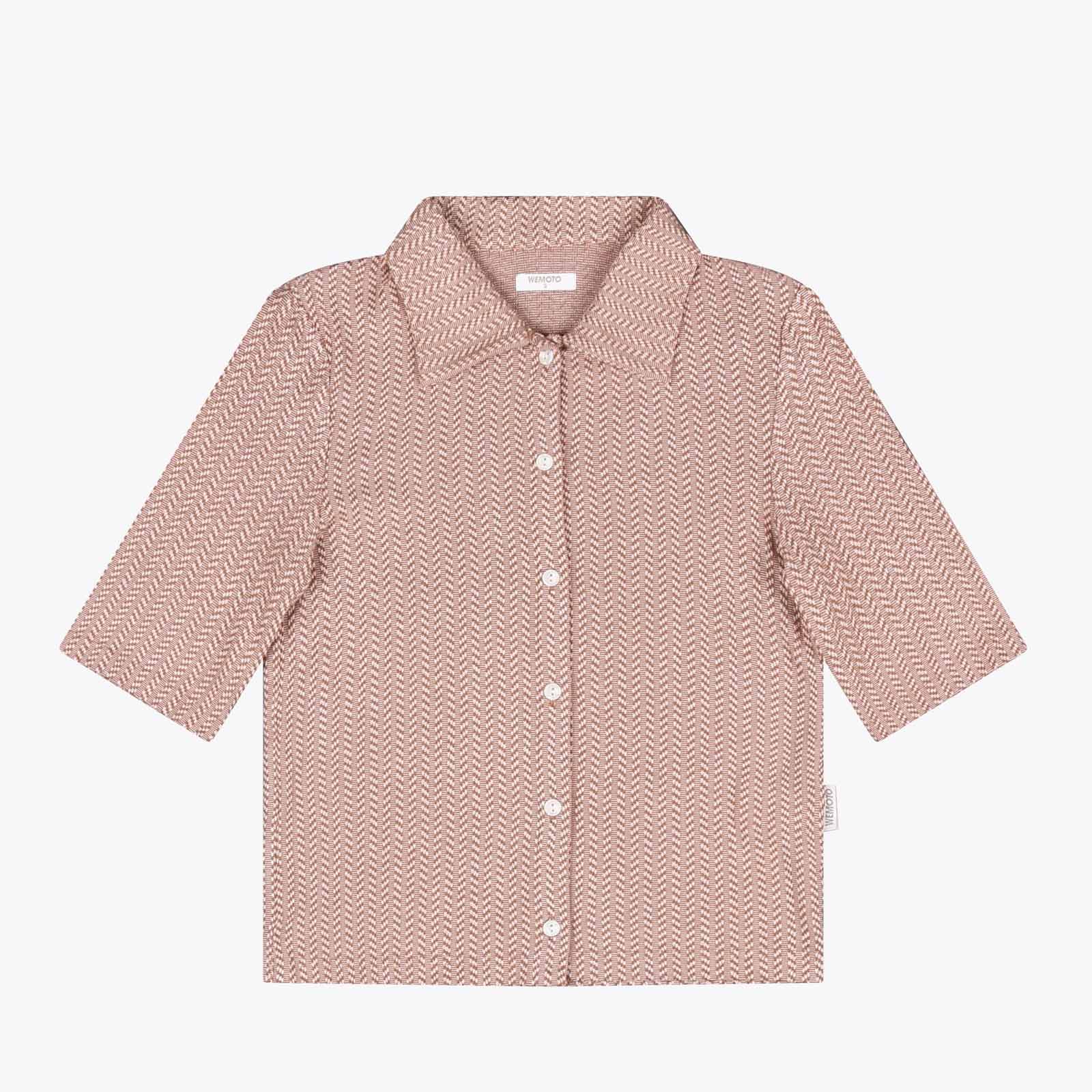WeSofia Knit Polo Shirt almond Wemoto