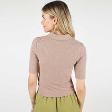 WeSofia Knit Polo Shirt almond Wemoto