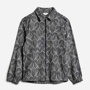 Aidan Jacket nero jacquard Wooden