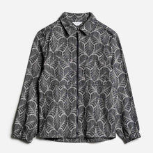 Aidan Jacket nero jacquard Wooden