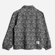 Aidan Jacket nero jacquard Wooden
