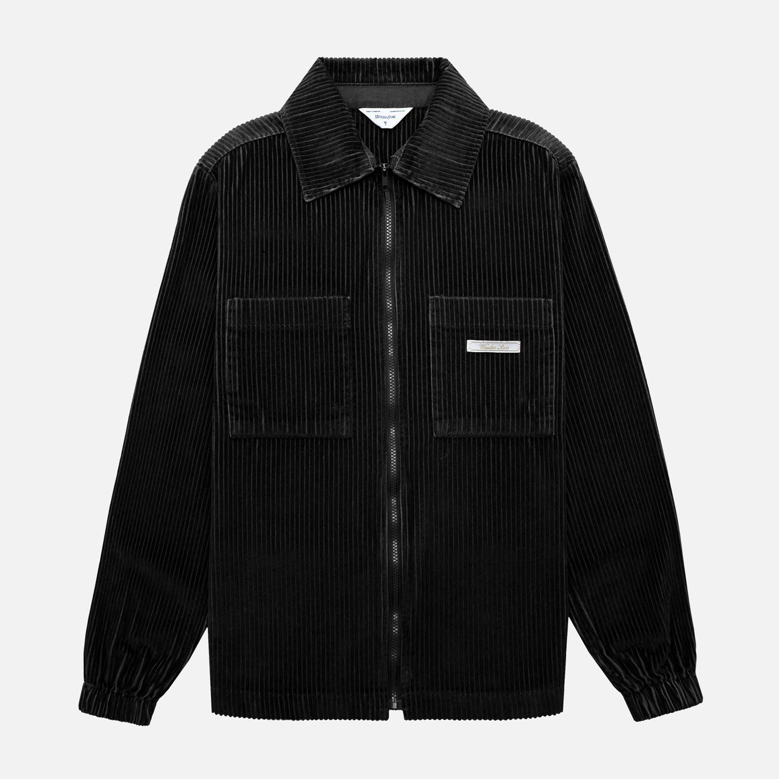 Aidan Zip Shirt nero Wooden