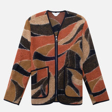 Cameron Zip Cardigan africa Wooden