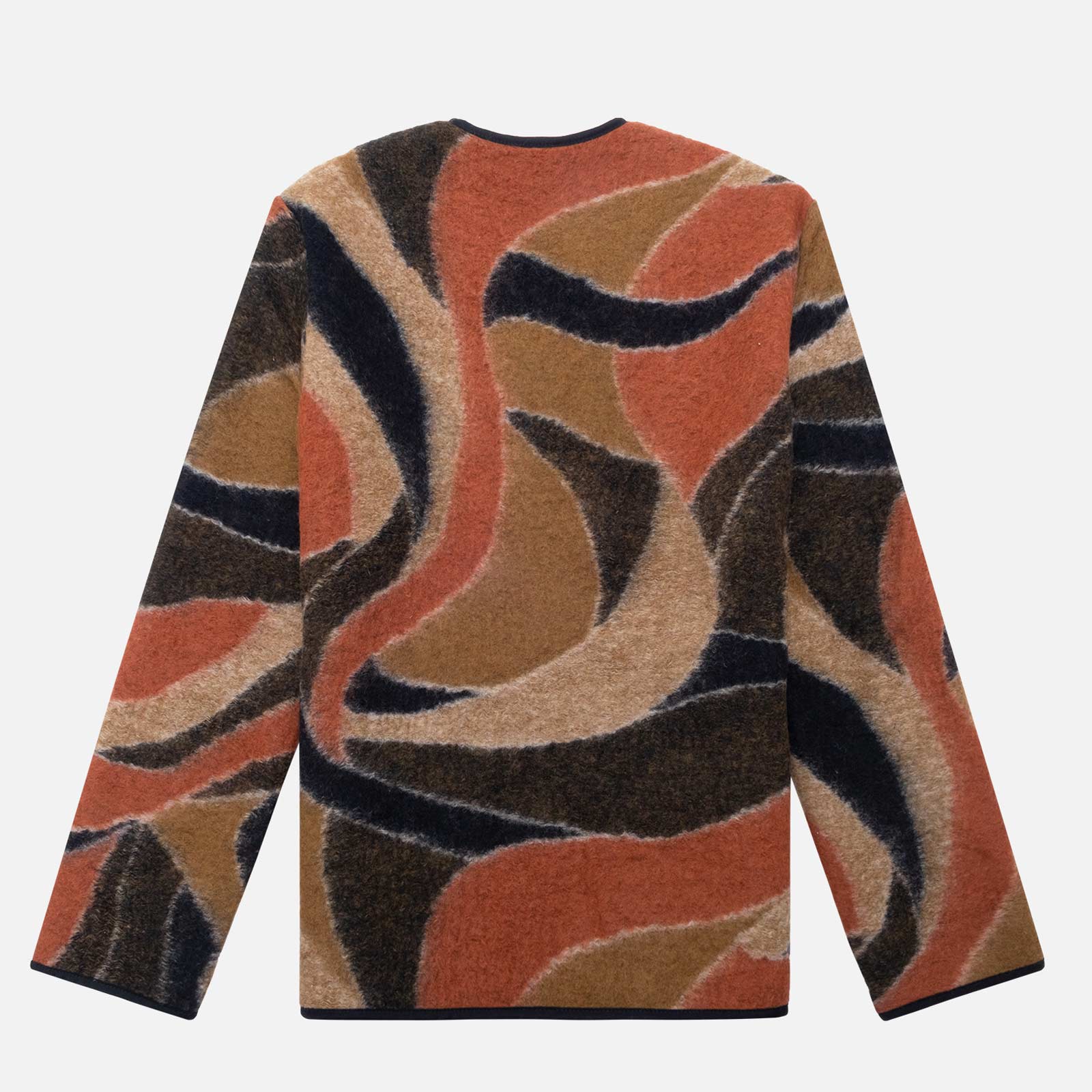 Cameron Zip Cardigan africa Wooden